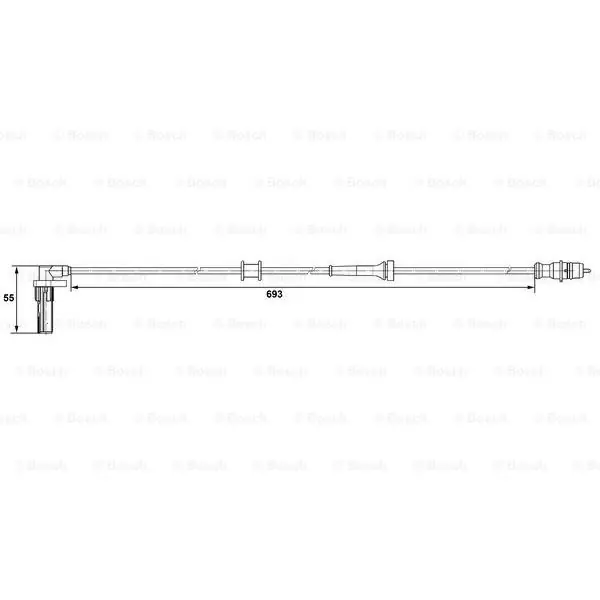 Precio De Oferta Sensor, revoluciones de la rueda BOSCH 0265007531