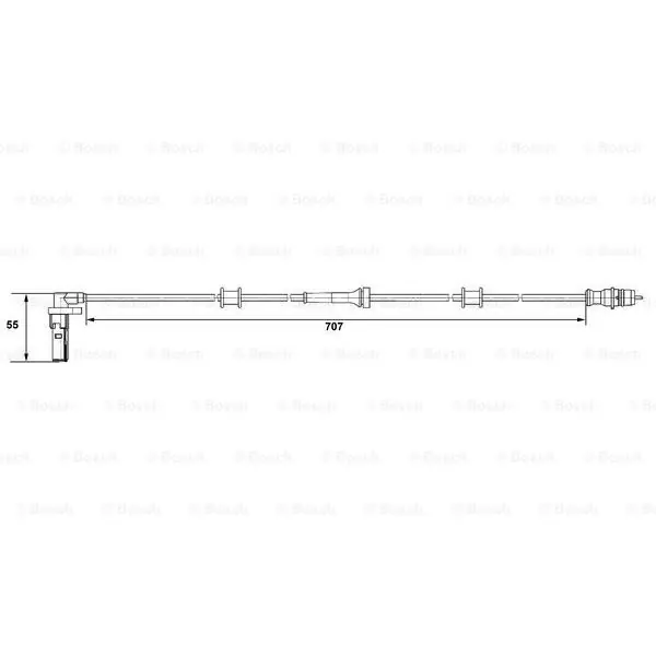 Auténtico Sensor, revoluciones de la rueda BOSCH 0265007532
