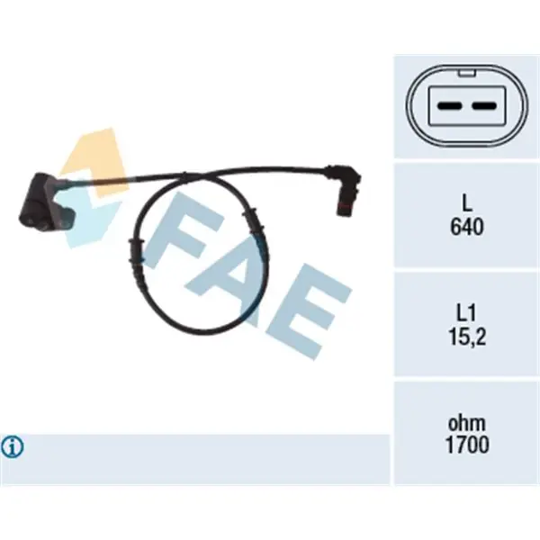 Sensor, revoluciones de la rueda FAE 78092 Oferta De Temporada