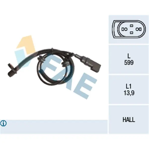 Envío Exprés Sensor, revoluciones de la rueda FAE 78146