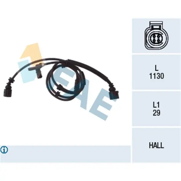 Popular Sensor, revoluciones de la rueda FAE 78029