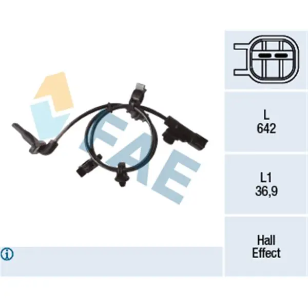 Entrega Rápida Sensor, revoluciones de la rueda FAE 78306