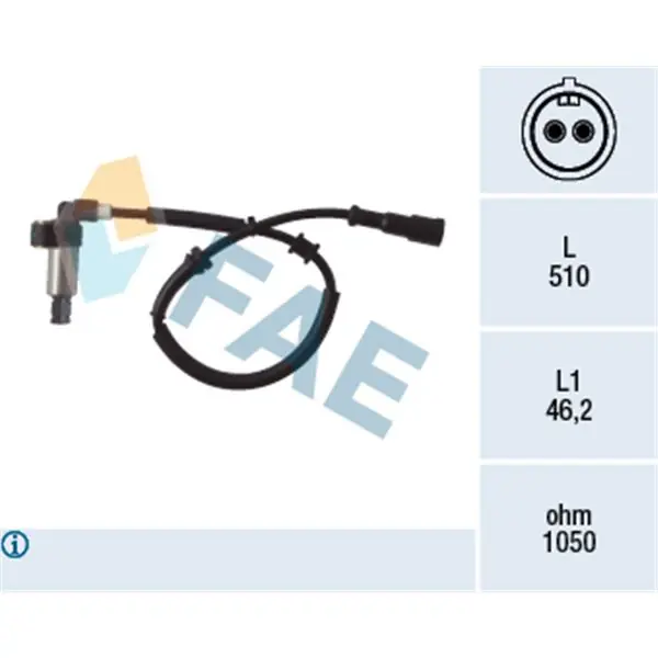 Imprescindible (Must-Have) Sensor, revoluciones de la rueda FAE 78002