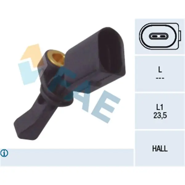 Disponible Ahora Sensor, revoluciones de la rueda FAE 78066