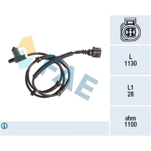 Sensor, revoluciones de la rueda FAE 78174 Precio Económico