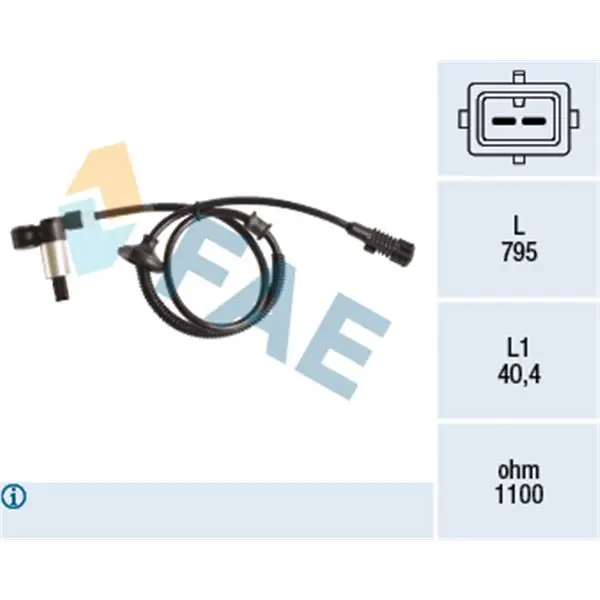Precio Bajo Sensor, revoluciones de la rueda FAE 78193