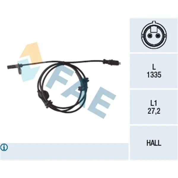 Popular Sensor, revoluciones de la rueda FAE 78047