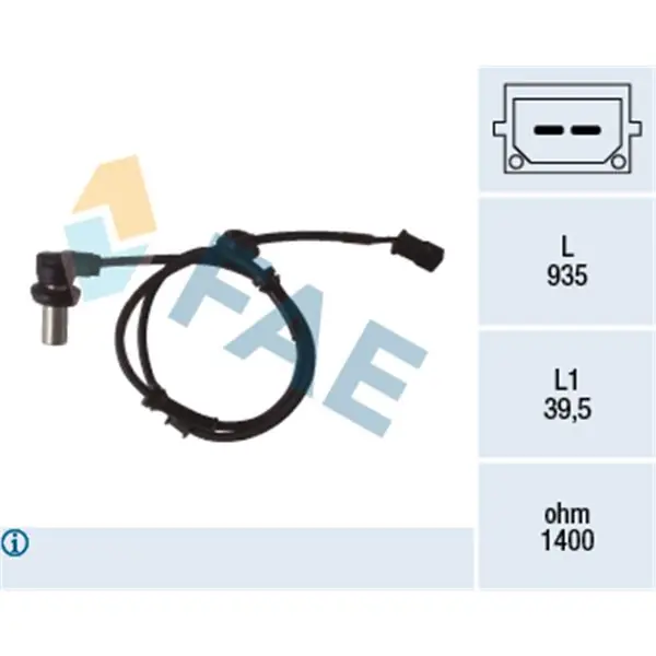 Precio De Oferta Sensor, revoluciones de la rueda FAE 78071
