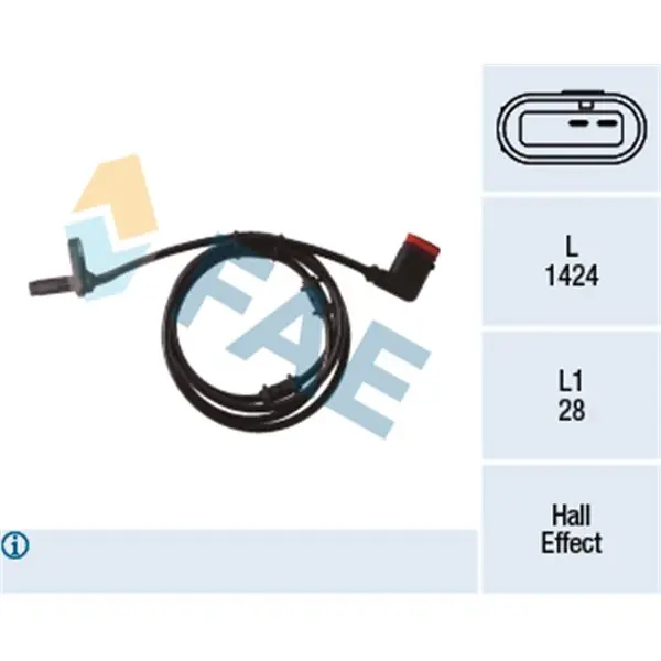 Directo De Fábrica Sensor, revoluciones de la rueda FAE 78291