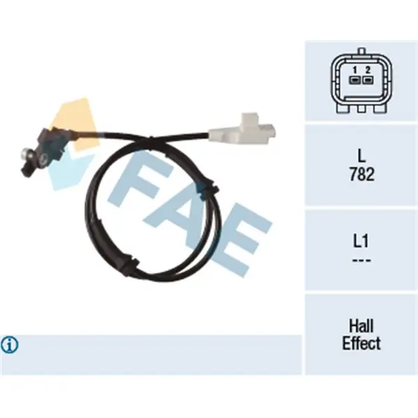 Sensor, revoluciones de la rueda FAE 78317 Ocasión Especial