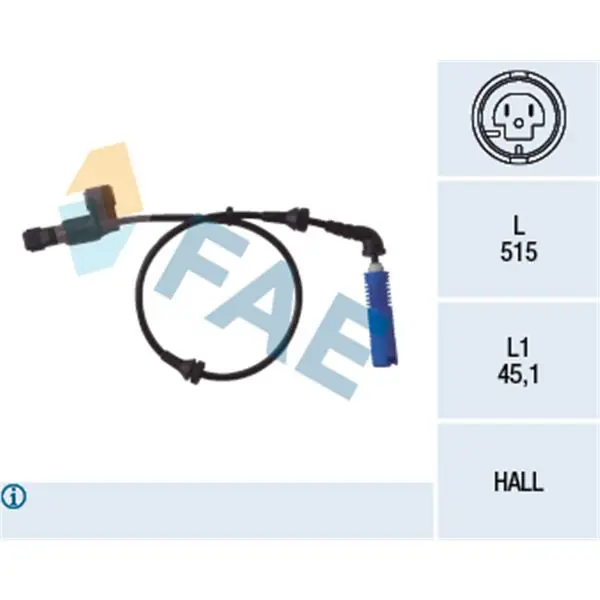 Precio Reducido Sensor, revoluciones de la rueda FAE 78014