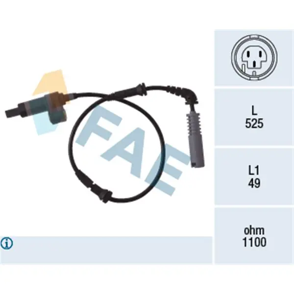 Sensor, revoluciones de la rueda FAE 78018 A Buen Precio