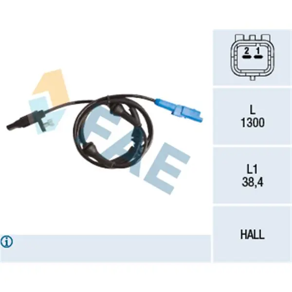 Más Vendido Sensor, revoluciones de la rueda FAE 78089