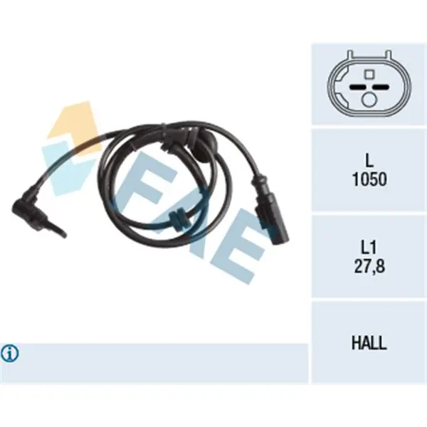Sensor, revoluciones de la rueda FAE 78250 Bestseller