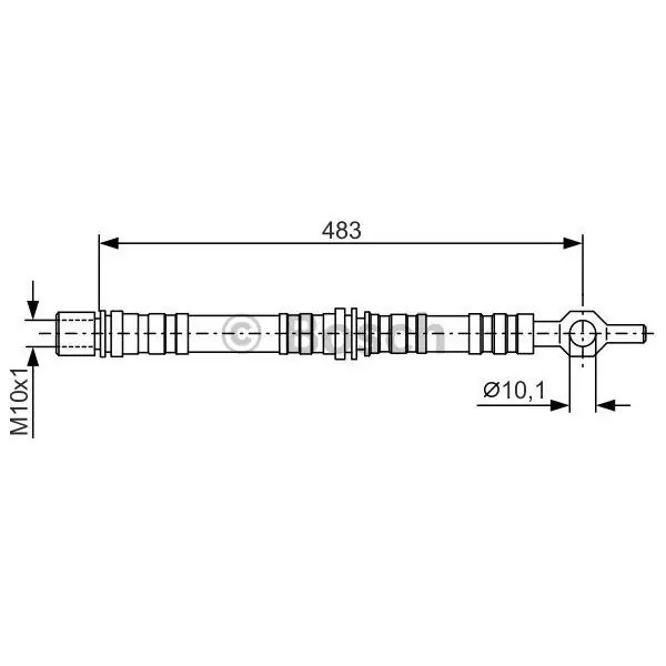 Tubo flexible de frenos BOSCH 1987476002 Imprescindible (Must-Have)