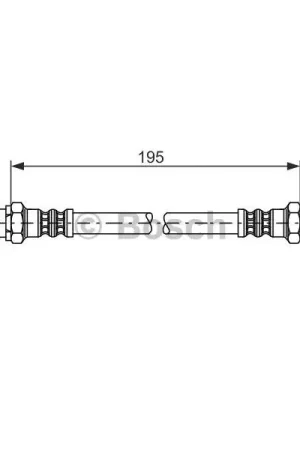 Tubo flexible de frenos BOSCH 1987476030 Precio De Fábrica