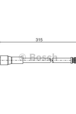 Súper Precio Tubo flexible de frenos BOSCH 1987476032