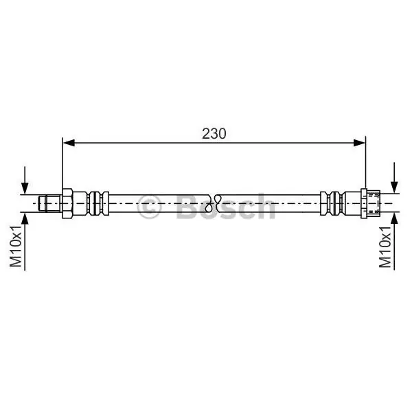 Auténtico Tubo flexible de frenos BOSCH 1987476083