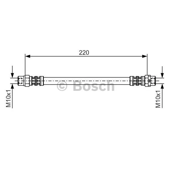 Alta Calidad Tubo flexible de frenos BOSCH 1987476175