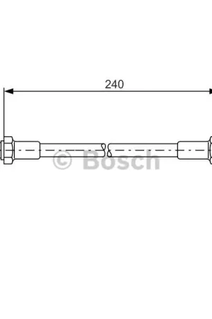 Tubo flexible de frenos BOSCH 1987476288 Moderno