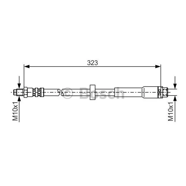 Tubo flexible de frenos BOSCH 1987476293 Barato