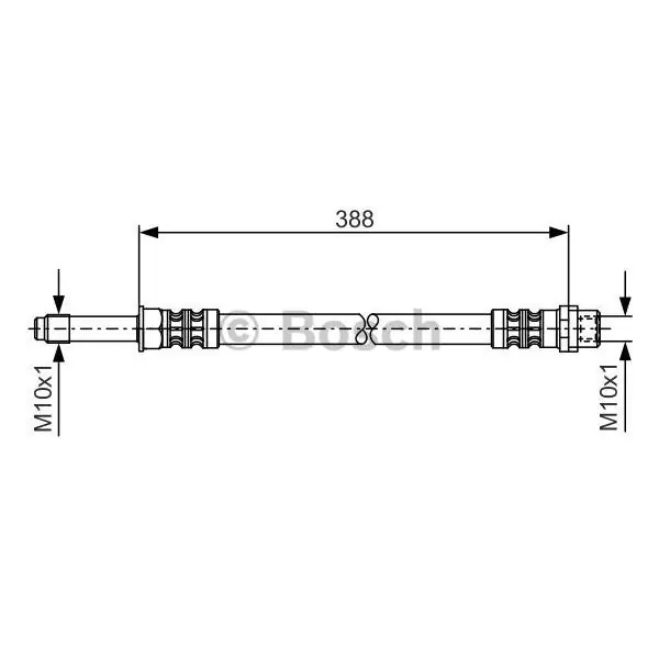 Marca Reconocida Tubo flexible de frenos BOSCH 1987476300