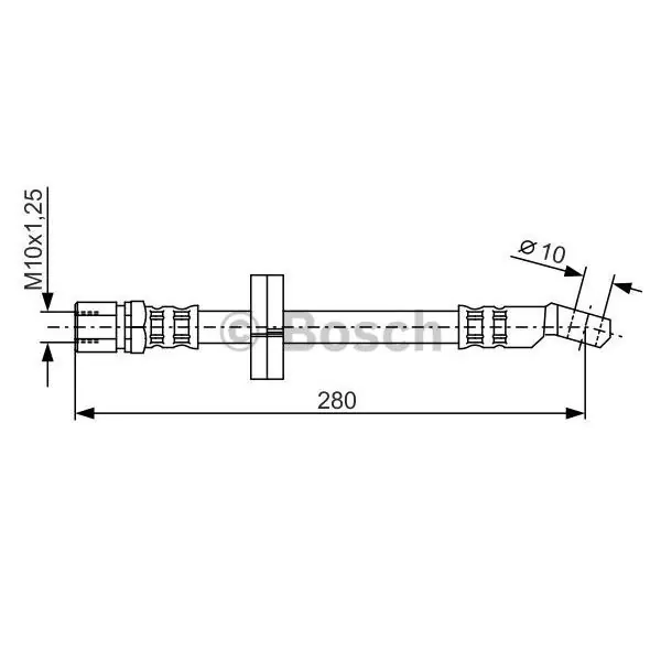 Tubo flexible de frenos BOSCH 1987476239 Directo De Fábrica