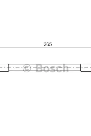 Tubo flexible de frenos BOSCH 1987476244 Auténtico