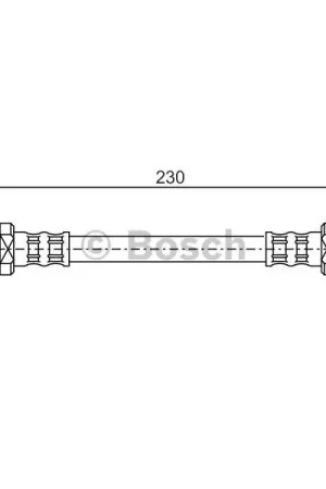 Tubo flexible de frenos BOSCH 1987476195 Mejor Calidad