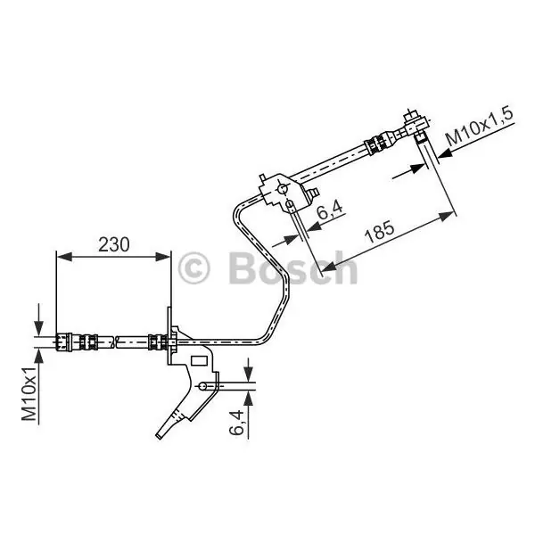 Precio Rebajado Tubo flexible de frenos BOSCH 1987476199