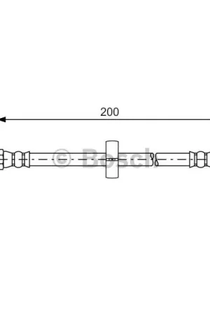 Tubo flexible de frenos BOSCH 1987476219 Barato
