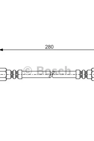 Tubo flexible de frenos BOSCH 1987476234 Certificado