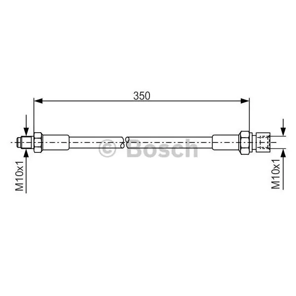 Tubo flexible de frenos BOSCH 1987476324 Solo Hoy
