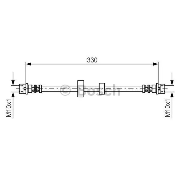 Tubo flexible de frenos BOSCH 1987476411 Moderno