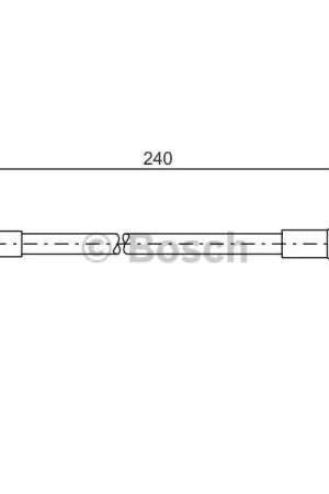 Tubo flexible de frenos BOSCH 1987476421 Marca Reconocida