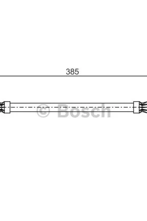 Tubo flexible de frenos BOSCH 1987476439 Popular