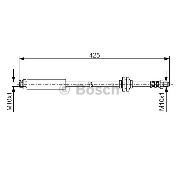 Tubo flexible de frenos BOSCH 1987476451 Mejor Calidad