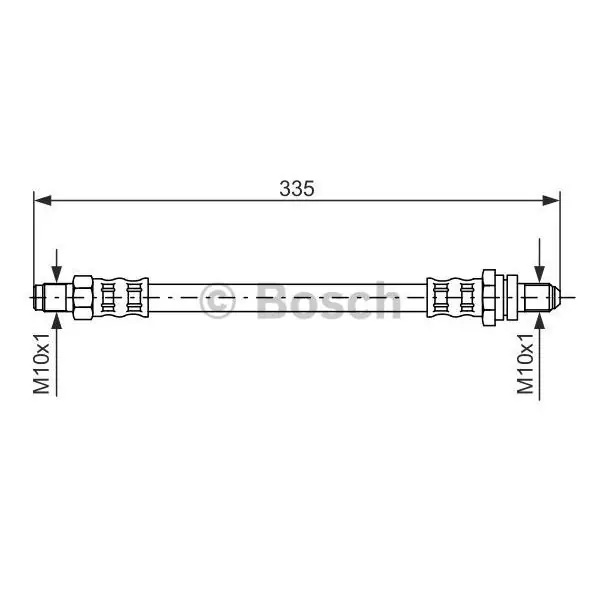 Tubo flexible de frenos BOSCH 1987476600 Descuento