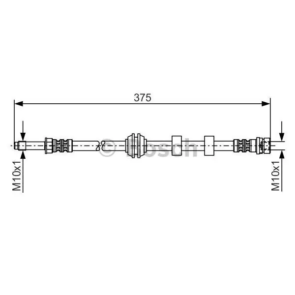 Nuevo Modelo Tubo flexible de frenos BOSCH 1987476626