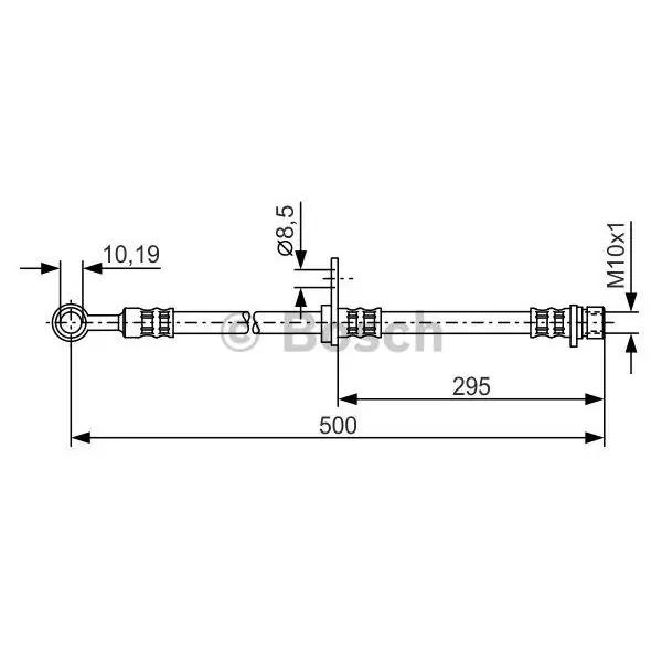 Tubo flexible de frenos BOSCH 1987476736 Precio De Oferta
