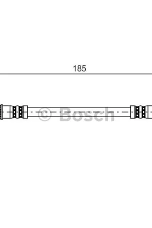 Tubo flexible de frenos BOSCH 1987476711 Certificado