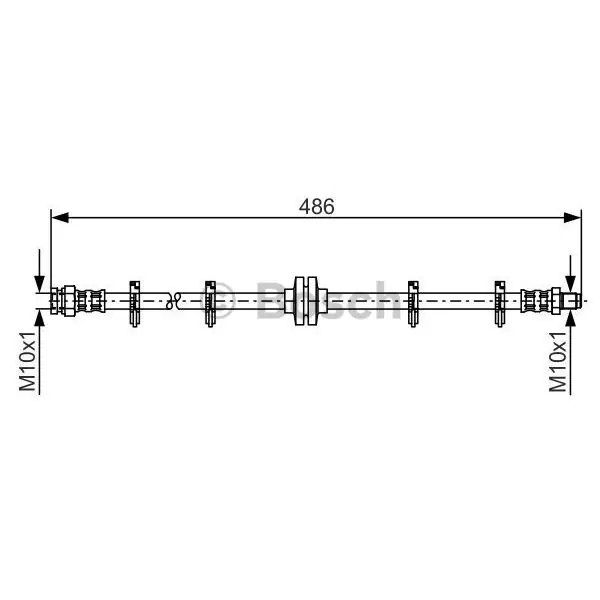 Tubo flexible de frenos BOSCH 1987476759 Compra Ahora