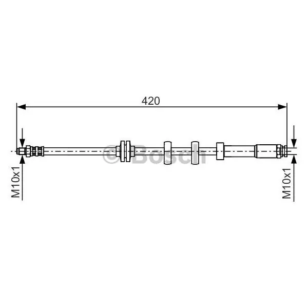 Tubo flexible de frenos BOSCH 1987476637 Directo De Fábrica
