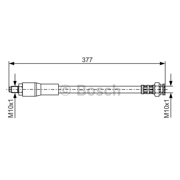 Tubo flexible de frenos BOSCH 1987476666 Premium