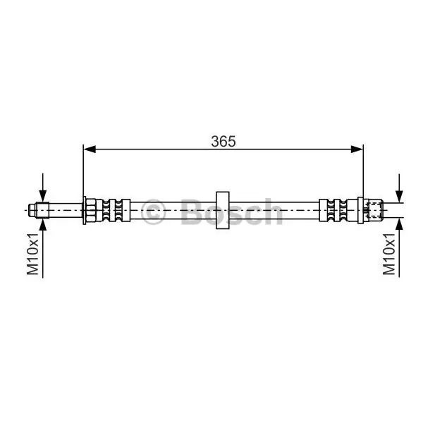 Tubo flexible de frenos BOSCH 1987476851 Marca Reconocida