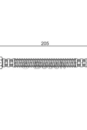 Stock Limitado Tubo flexible de frenos BOSCH 1987476686