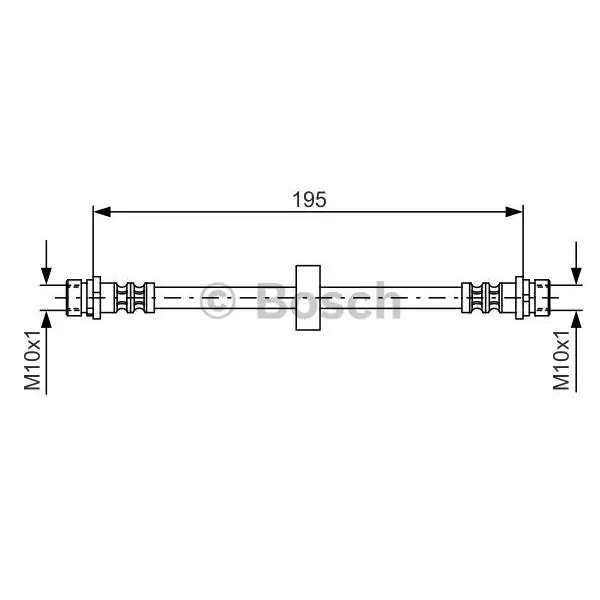 Tubo flexible de frenos BOSCH 1987476884 Precio De Oferta