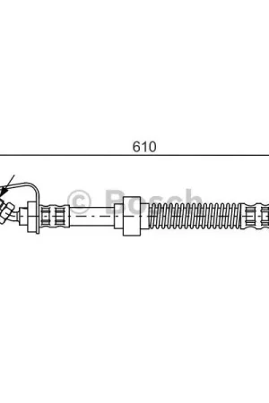 Tubo flexible de frenos BOSCH 1987476907 Ordena Ya