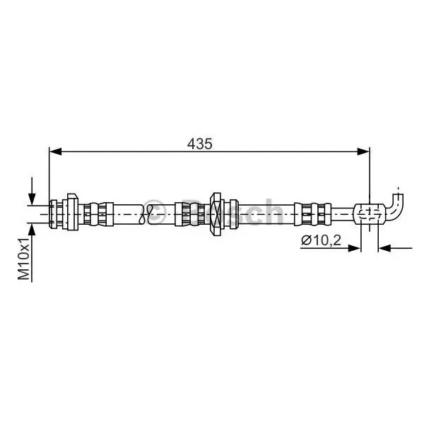 Tubo flexible de frenos BOSCH 1987476911 Oferta Flash