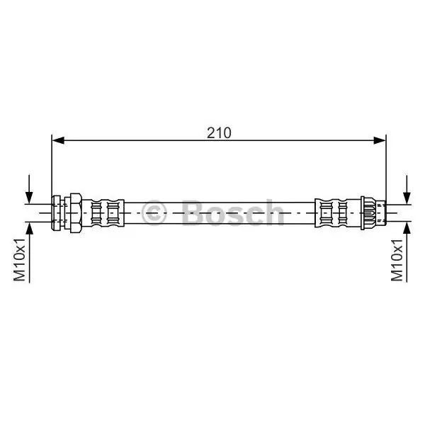 Tubo flexible de frenos BOSCH 1987476913 Barato